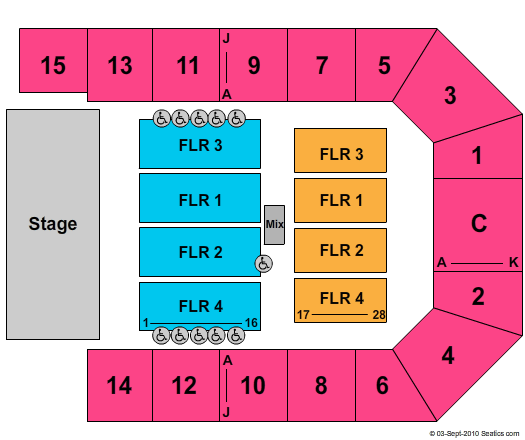 Mayo Civic Center Auditorium Seating Chart